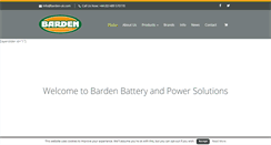 Desktop Screenshot of barden-uk.com