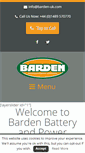 Mobile Screenshot of barden-uk.com